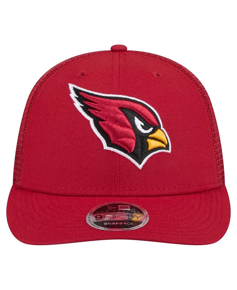 New Era Men's Cardinal Arizona Cardinals Low Profile 9FIFTY Snapback Hat