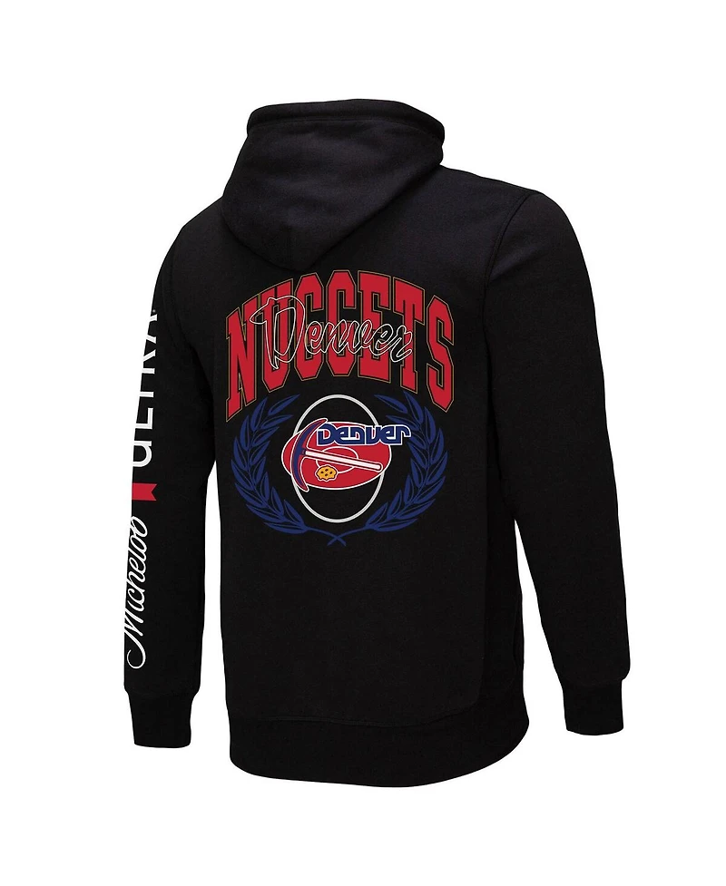 Mitchell & Ness Men's Black Denver Nuggets Nba x Michelob Ultra Swish Sip Pullover Hoodie