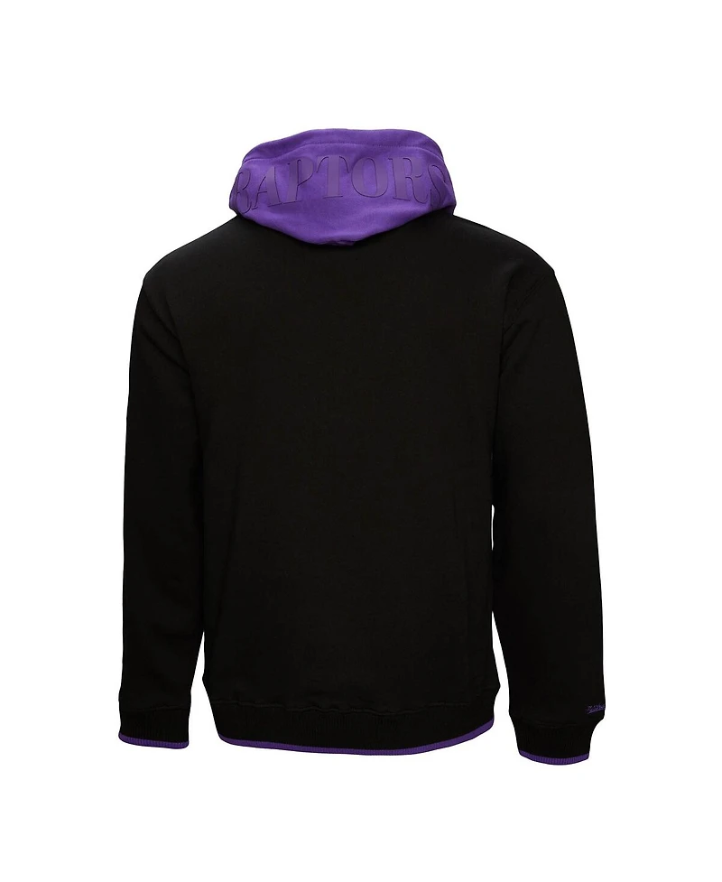 Mitchell & Ness Men's Black Toronto Raptors Hardwood Classics Team Og 3.0 Pullover Hoodie