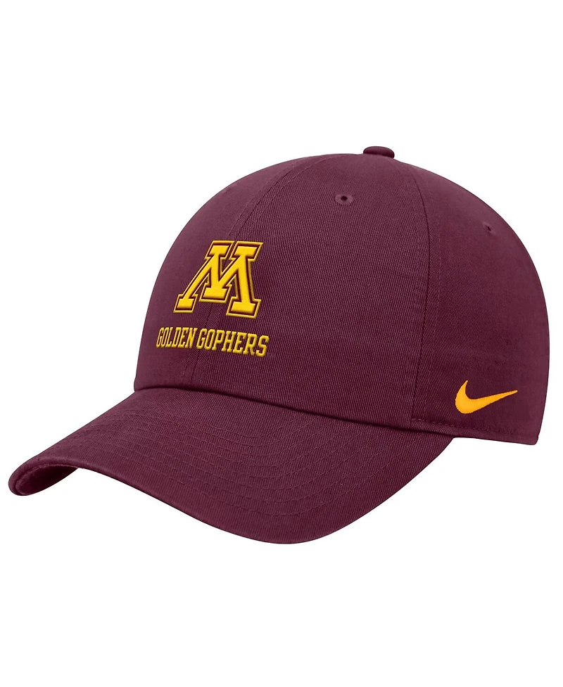 Nike Men's Maroon Minnesota Golden Gophers 2025 On-Field Club Adjustable Hat
