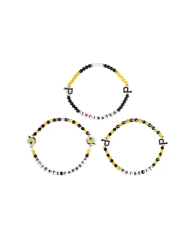 Foco Pittsburgh Pirates 3-Pack Friendship Bracelet Set