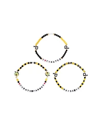 Foco Pittsburgh Pirates 3-Pack Friendship Bracelet Set