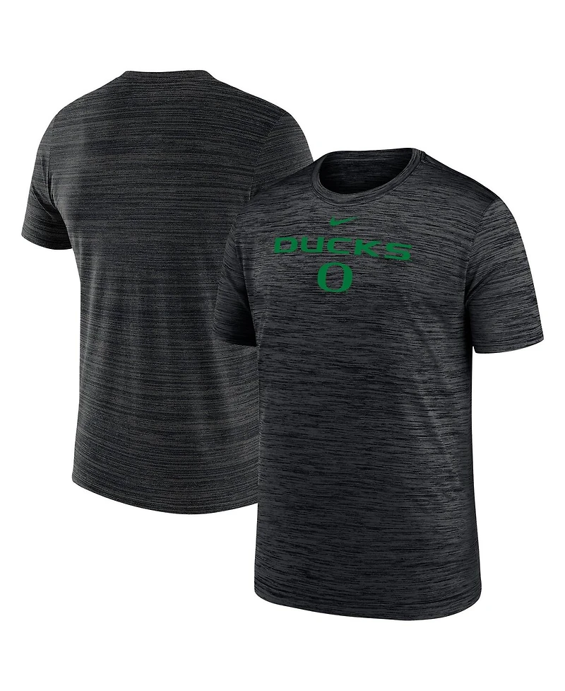 Nike Big Boys and Girls Black Oregon Ducks Velocity Performance T-Shirt