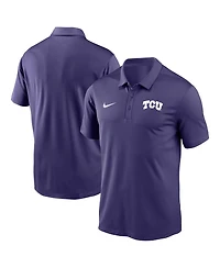 Nike Men's Purple Tcu Horned Frogs Victory Solid Performance Polo Shirt