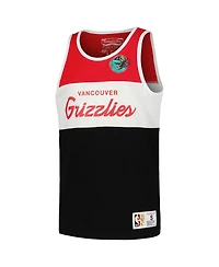 Mitchell & Ness Big Boys and Girls Red Vancouver Grizzlies Hardwood Classics Special Script Tank Top