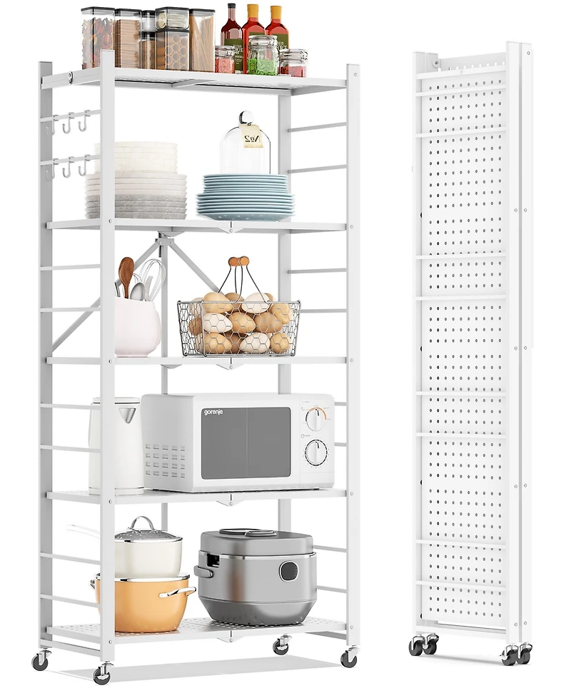 Sugift 5-Tier Foldable Storage Shelves