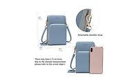Kemimoto Small Crossbody Cell Phone Bag for Women, Mini Over Shoulder Handbag Purse with Credit Card Slots