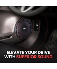 Pyle Two-Way Coaxial Speaker Systems, 6.5'' for 2006-Up Honda & Acura, 300 Watts, 4 Ohm Impedance (Pair)
