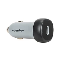 Ventev 30W Ultrafast Usb C Universal Car Charger and Usb C to Apple Lightning Cable-Gray