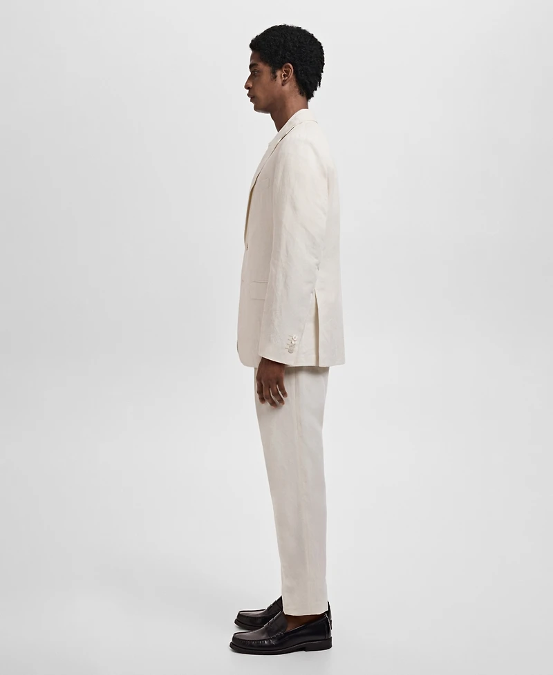 Mango Men's Linen-Lyocell Slim-Fit Suit Blazer