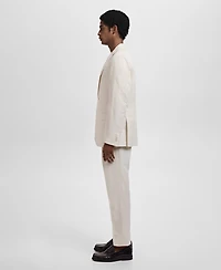 Mango Men's Linen-Lyocell Slim-Fit Suit Blazer