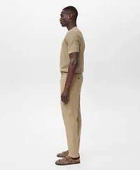 Mango Men's Slim-Fit Linen Pants