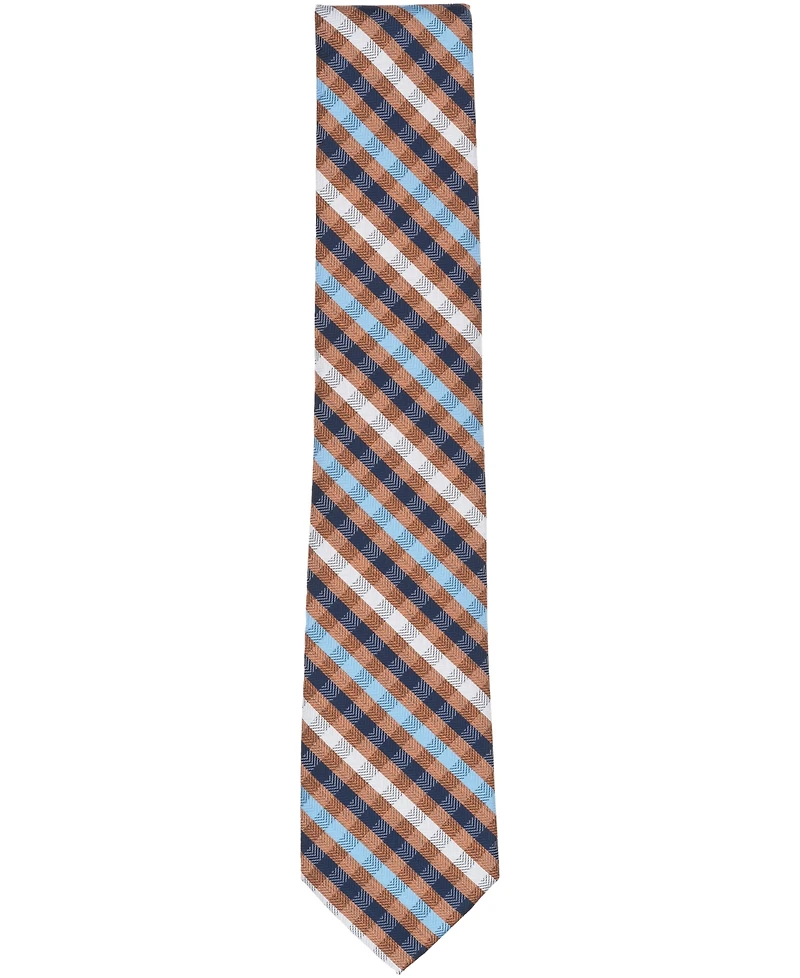 Club Room Men's Chesterwood Check Pattern Tie, Macy's Exclusive
