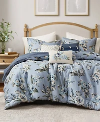 Madison Park Salara Vintage Floral 7-Pc. Comforter Set, Queen