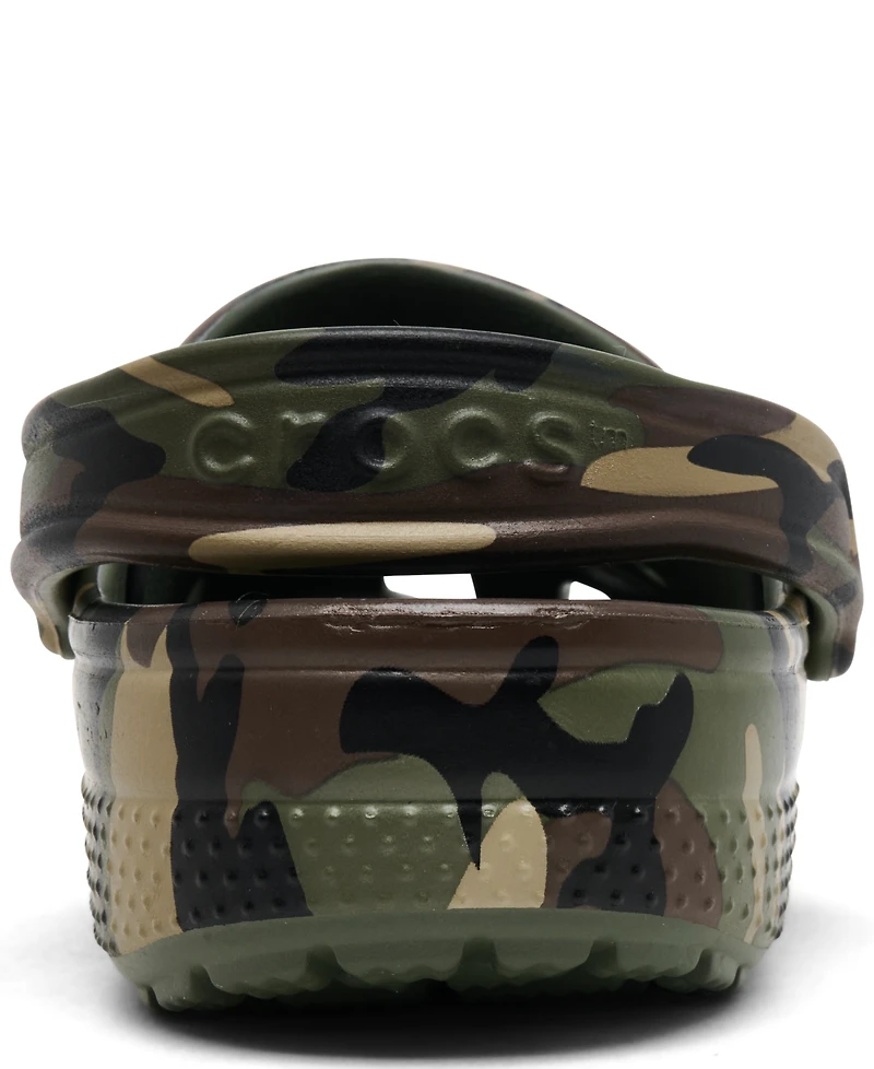 Crocs Big Kids Classic Camo Print Clog Sandals from Finish Line