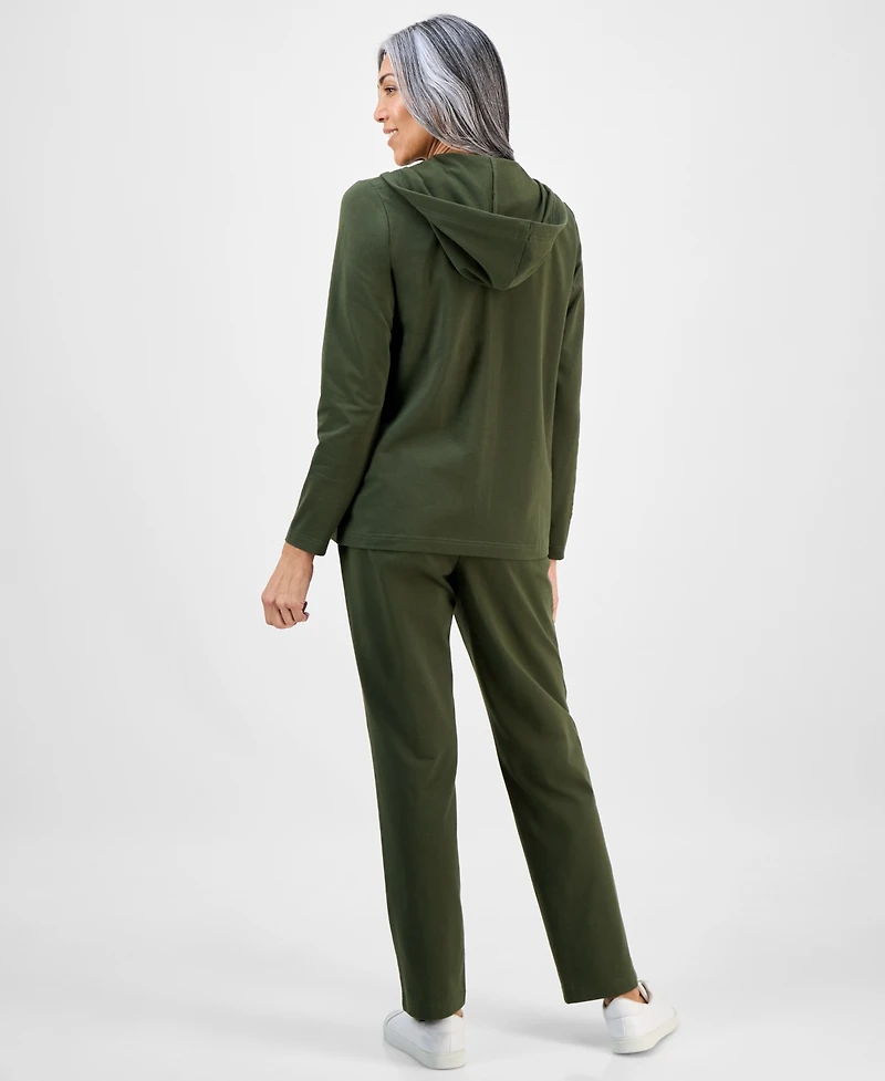 Style & Co Women's Mid-Rise Drawstring-Waist Sweatpants, Created for Macy's