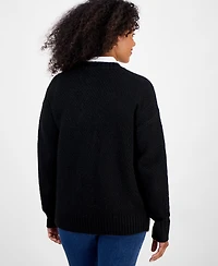 Style & Co Women's Chunky Cable-Knit Cardigan, Macy's Exclusive