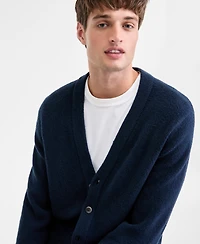 Sun + Stone Men's Long-Sleeve Brushed Solid Cardigan, Macy's Exclusive