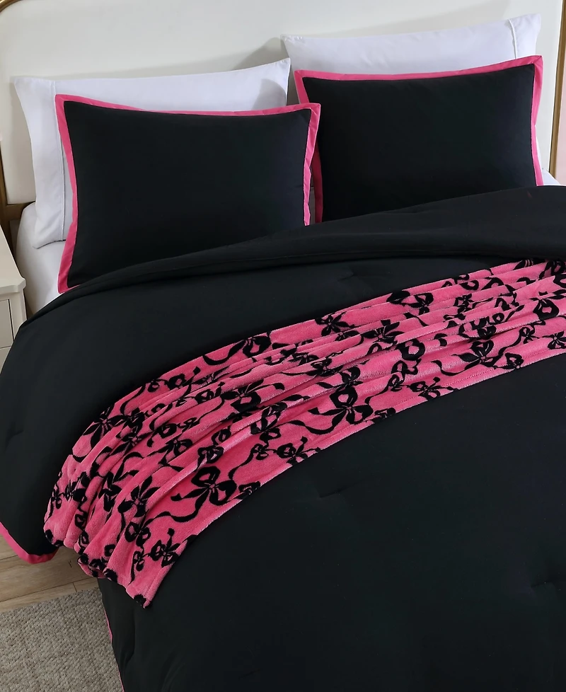 Betsey Johnson Signature Hotel 4-Pc. Comforter Set, Full/Queen