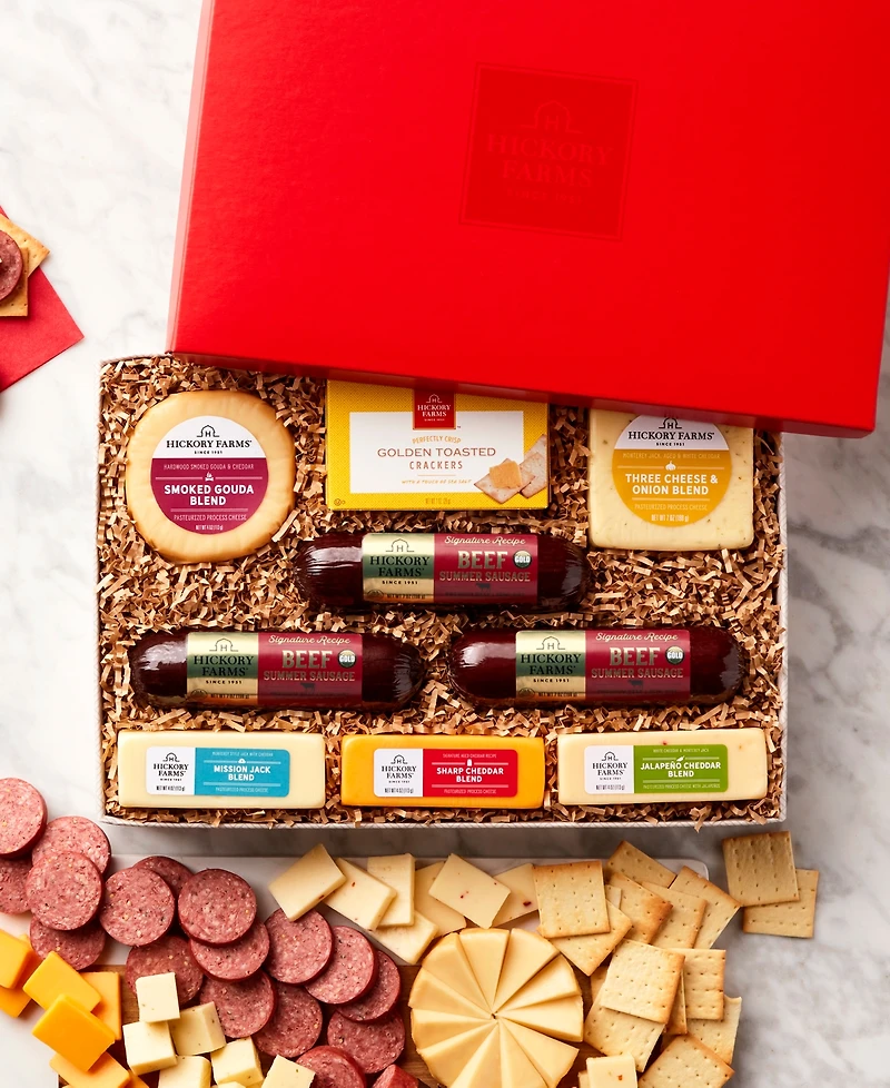 Hickory Farms Hearty Selection Gift Box, 9 Piece
