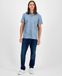 Sun + Stone Men's Floral-Print Short-Sleeve Shirt, Macy's Exclusive