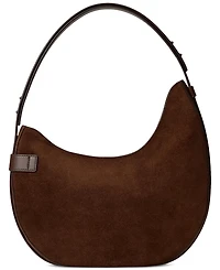 Lauren Ralph Tasha Medium Suede Shoulder Bag