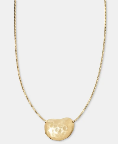 Style & Co Sculptural Nugget Pendant Necklace, 32" + 3" extender, Macy's Exclusive
