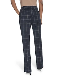 Tommy Hilfiger Women's Chloe Plaid Printed Bootcut Trousers