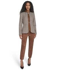 Tommy Hilfiger Women's Houndstooth Riding Jacket