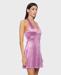 Alex & Sophia Juniors' Open-Back Sleeveless Bodycon Dress