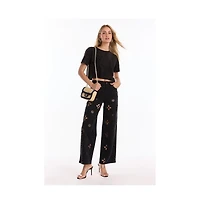 The Noli Shop Women's Kaia Pearl High Rise Jean