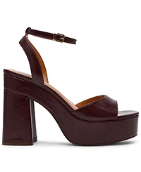 Dv Dolce Vita Women's Wizzard Two-Piece Platform Block Heel Dress Sandals