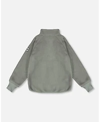 Deux par Kids Unisex Mid-Layer Teknik Jacket Sage