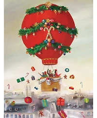 New York Puzzle Company Christmas Balloon Ride 500 Piece Puzzle