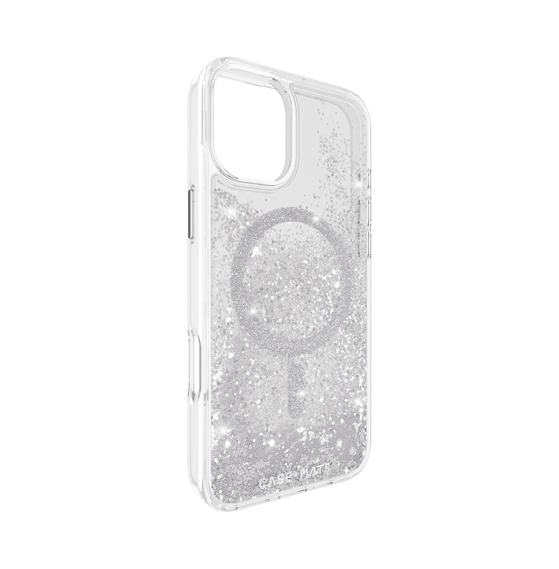 Case-Mate Waterfall Case for Apple iPhone 16 Plus-Silver