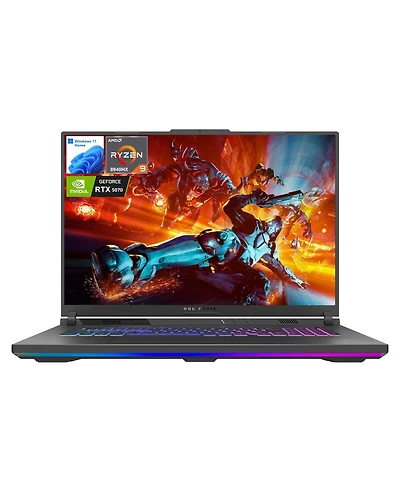Asus Rog Strix 18" Gaming Laptop, Ryzen 9 8940HX, 16GB Ram, Rtx 5070, 1TB Ssd, 240Hz Wqxga Display, Windows 11 Home, Black