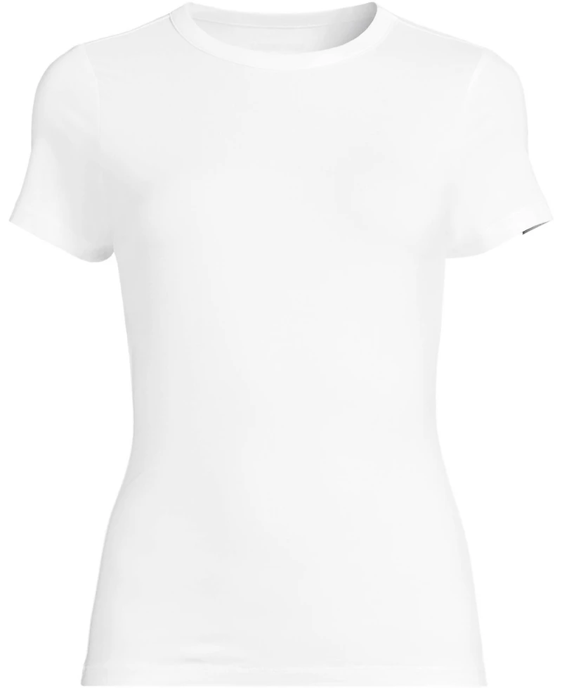 Lands' End Women's Short Sleeve Cooling Crew Neck T-Shirt