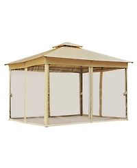 Streamdale Furniture 10x12 Outdoor Gazebo Tent with Netting