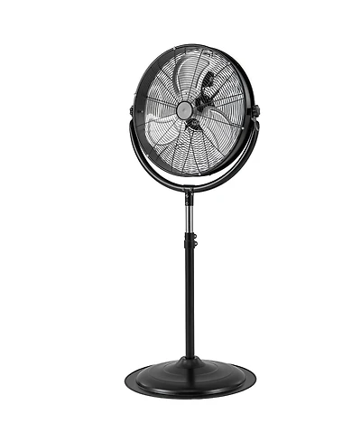 Mecale 20 Inches High Velocity Pedestal Fan with 3 Speeds and Adjustable Height