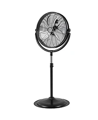 Mecale 20 Inches High Velocity Pedestal Fan with 3 Speeds and Adjustable Height