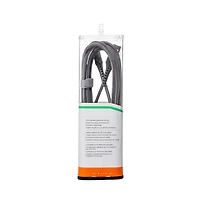 Ventev Alloy Usb A to Usb C High Speed Ultradurable 10 Foot Cable-Silver