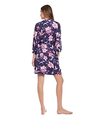 Linea Donatella Women's Jazlynn Knit Wrapper Robe