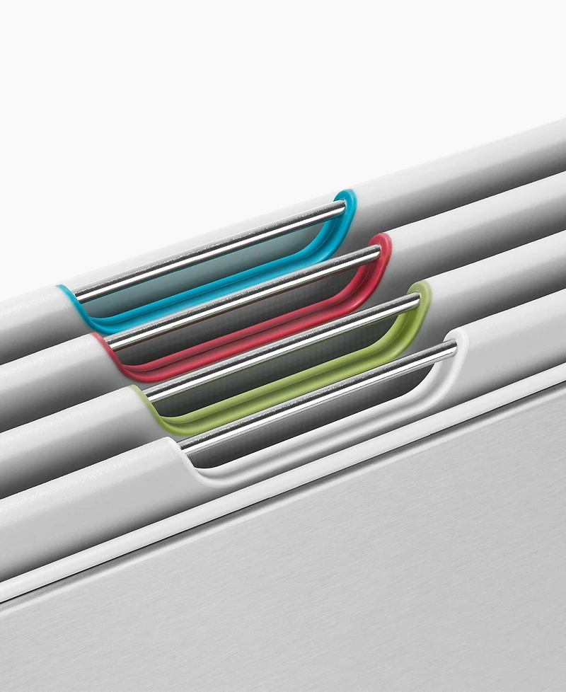Joseph Joseph Folio Steel 4-Pc. Cutting Board Set
