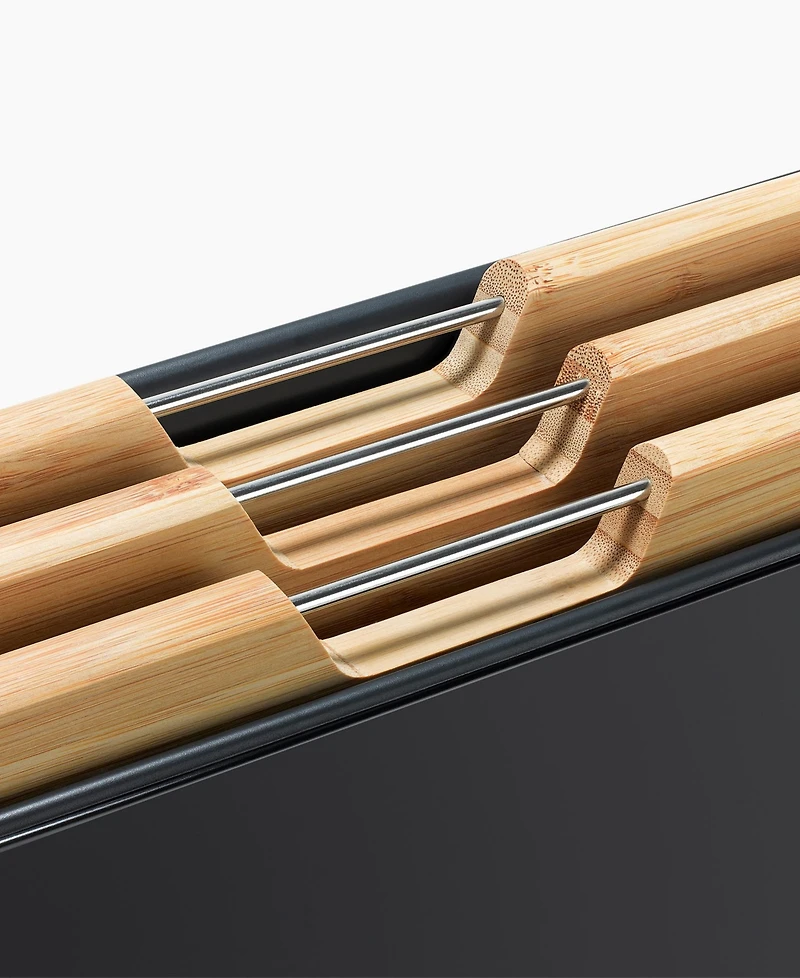 Joseph Joseph Folio Steel 3-Pc. Bamboo Cutting Board Set