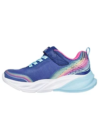 Skechers Little Girls-Lights: Cosmic Glow - Rainbow Dream Stay-Put Closure Casual Sneakers from Finish Line