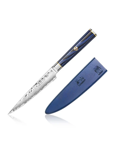 Cangshan Kita Series 5" Serrated Utility Knife with Sheath