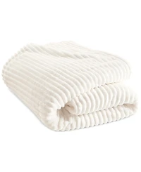Arch Studio Ribbed Plush Blanket, King, Macy's Exclusive