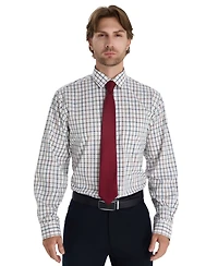 Club Room Men's Windowpane Plaid Shirt, Macy's Exclusive