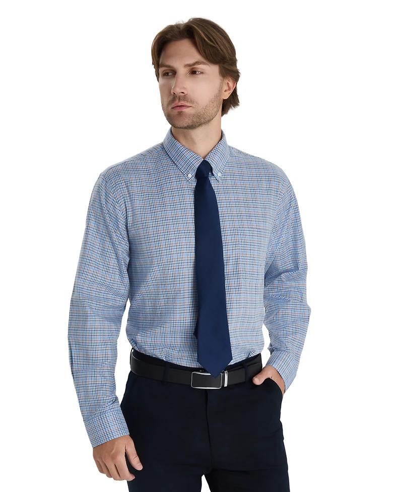 Club Room Men's Fashion Poplin Henry Shirt, Macy's Exclusive
