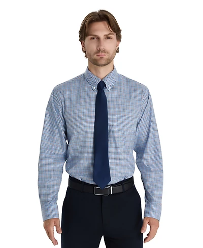 Club Room Men's Fashion Poplin Henry Shirt, Macy's Exclusive
